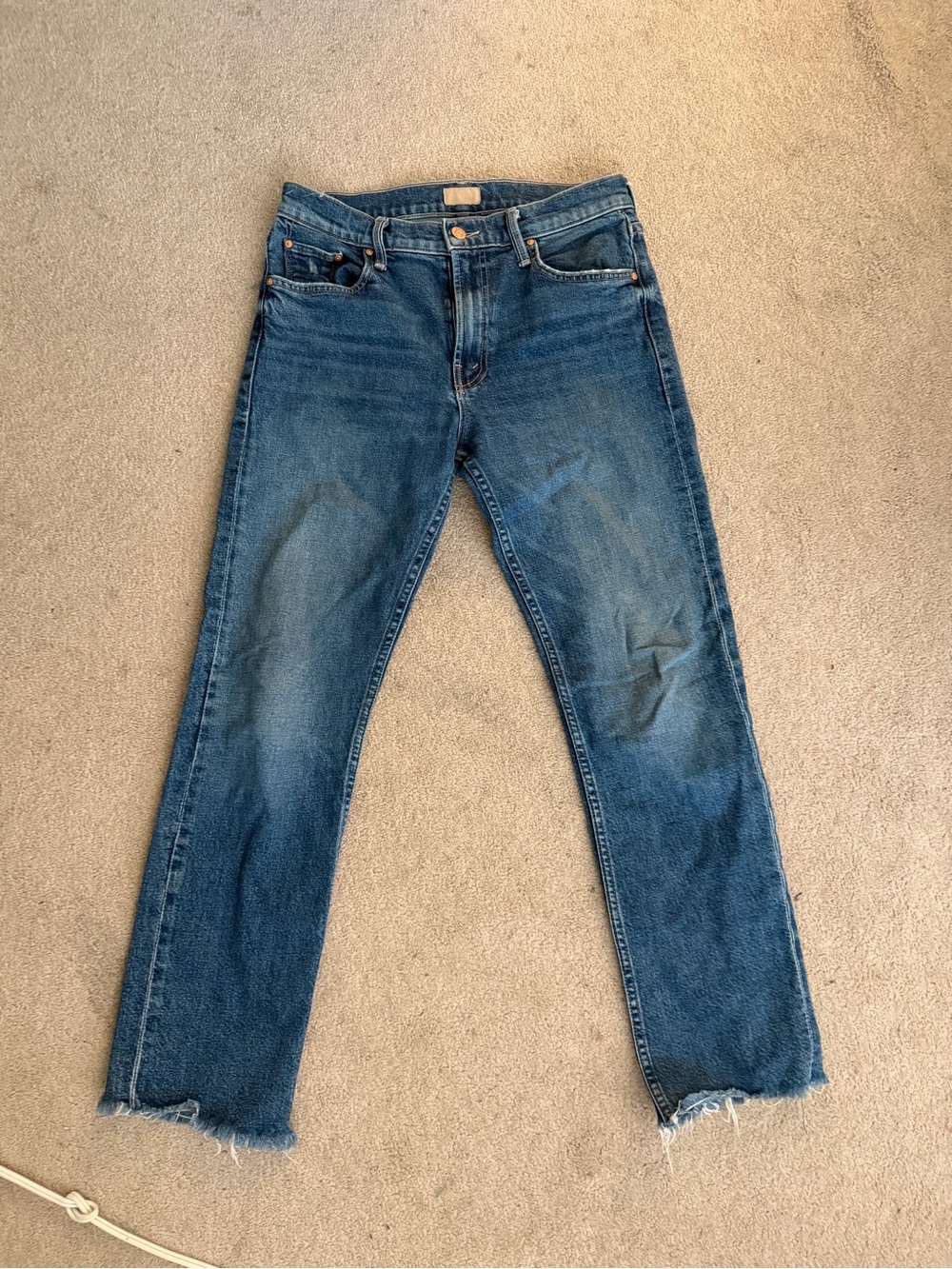 MOTHER Slim Straight Men's Indigo Blue Jeans